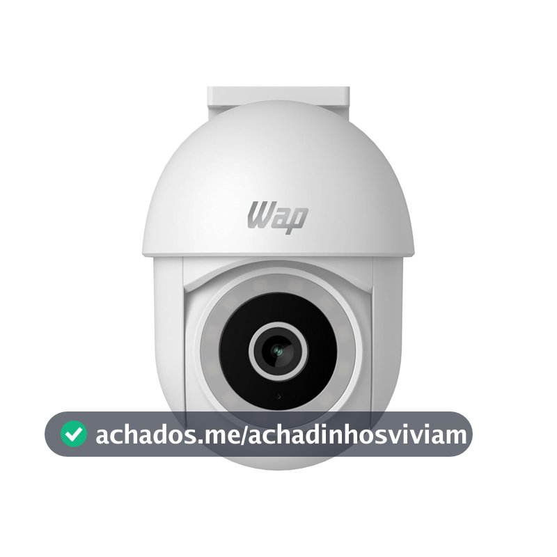 WAP Câmera de Segurança Lens 300 360°, Áudio Bidirecional, 5W, 5V