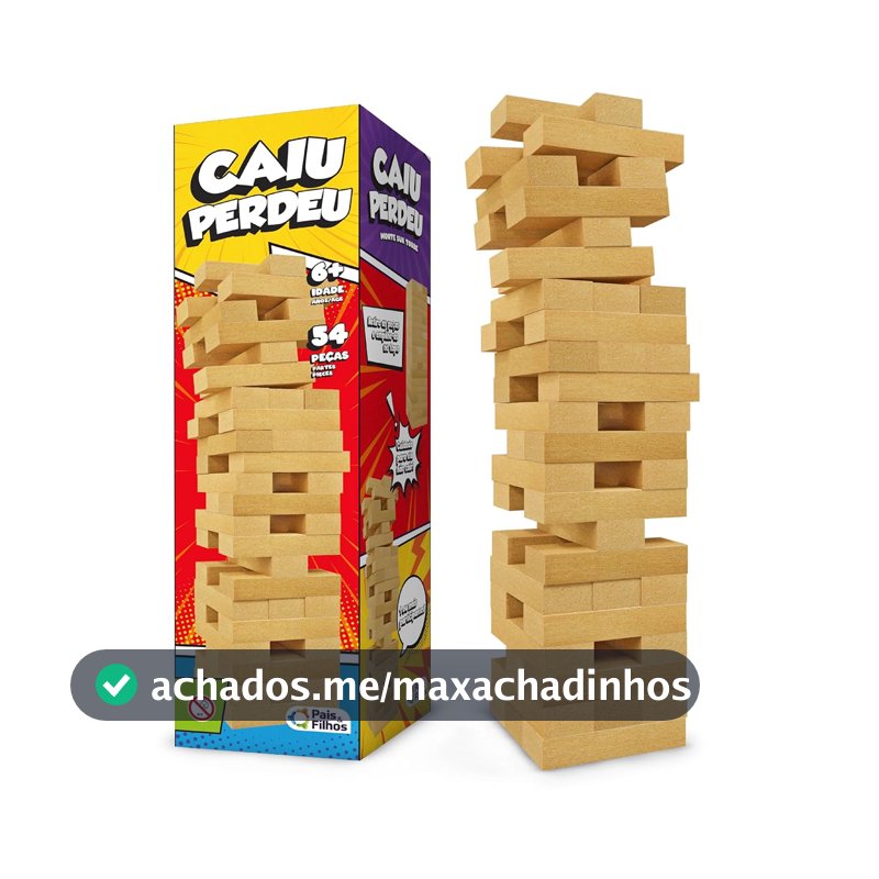 Pais & Filhos - Caiu Perdeu, 54 Pçs, idade mínima recomendada - 6 anos