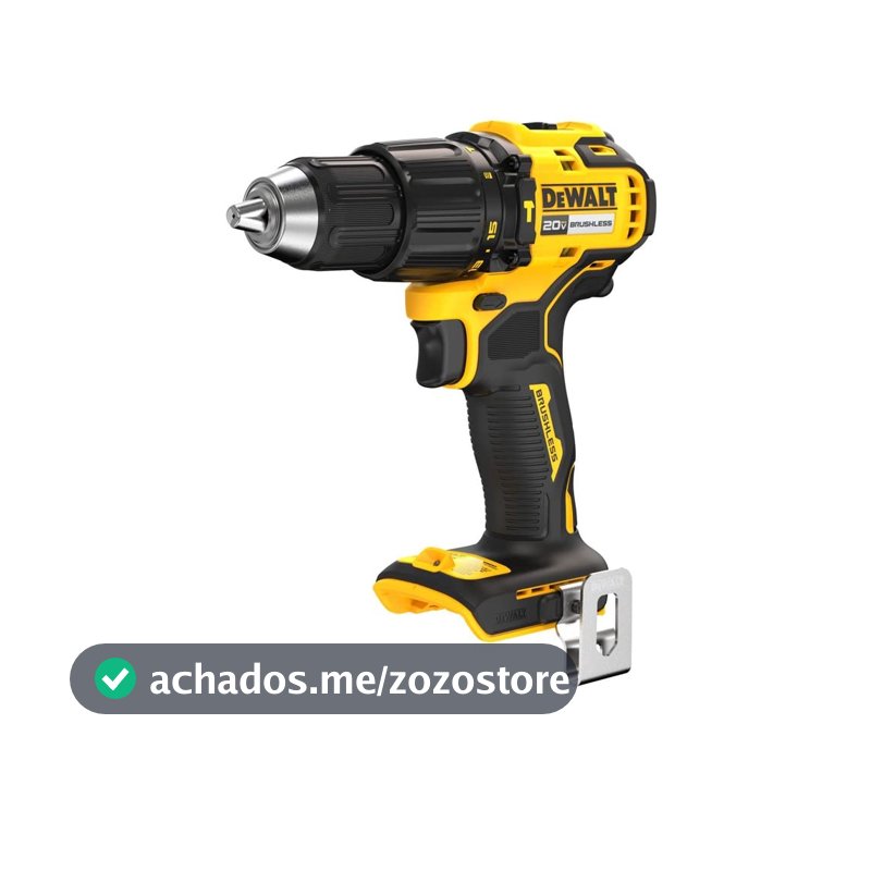 DEWALT - Broca de martelo compacta de 20 V, sem escovas de 1/2 polegadas suporte de catraca, LED (apenas ferramenta) (DCD798B)
