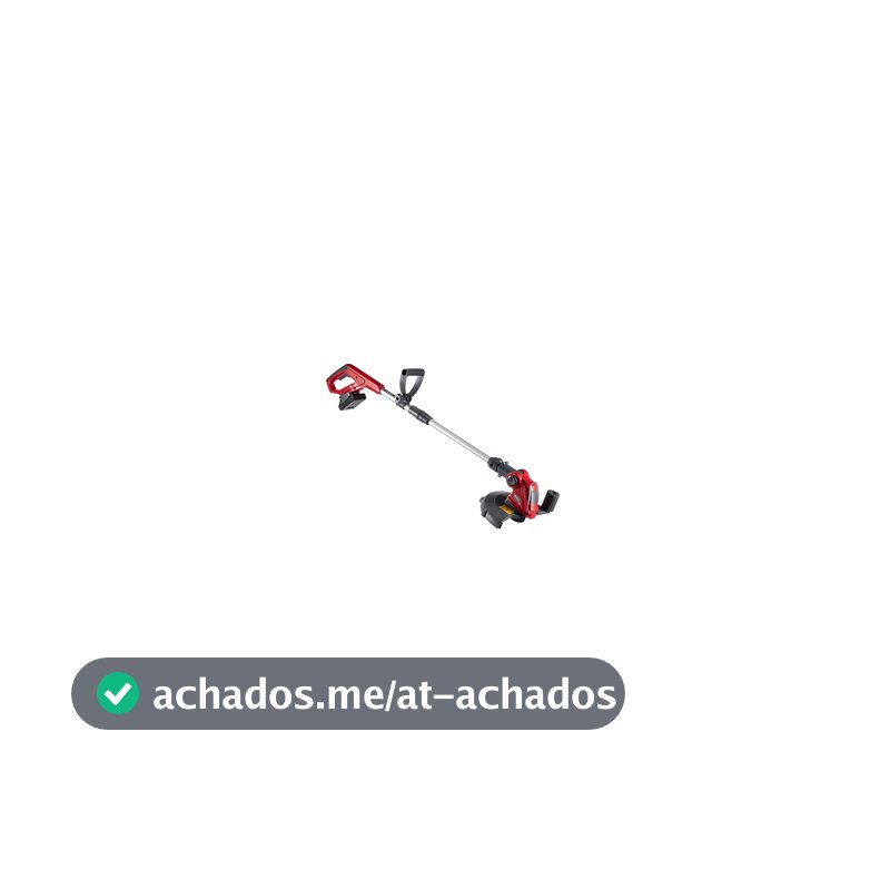 Branco Aparador de Grama BR 20V com Ângulo de Corte Ajustável e Cabeçote Pivotante