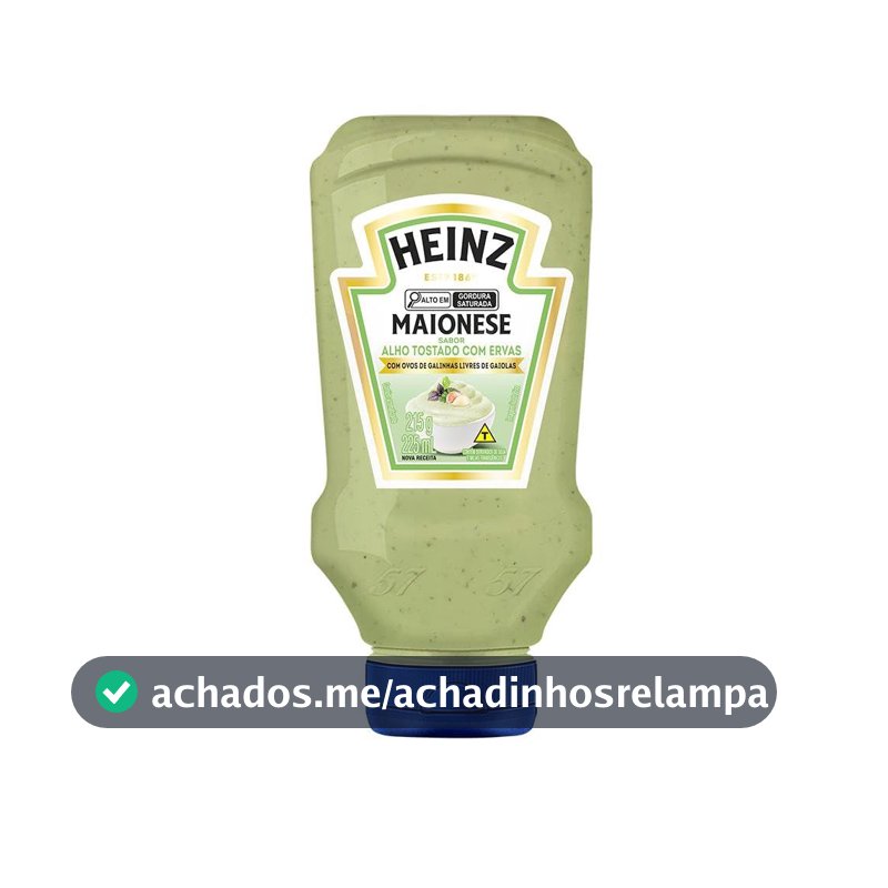 Heinz Maionese Alho Tostado com Ervas 215G