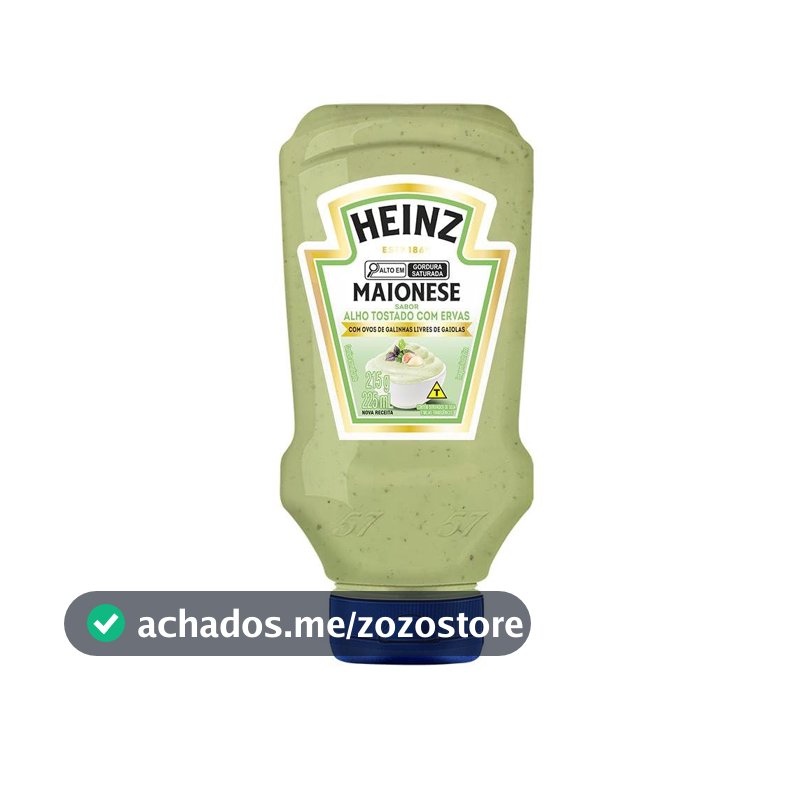 Heinz Maionese Alho Tostado com Ervas 215G