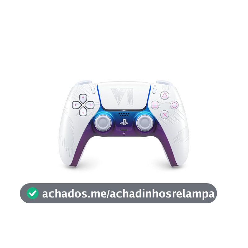 Controle sem fio DualSense® branco – Edição limitada do Grand Theft Auto VI