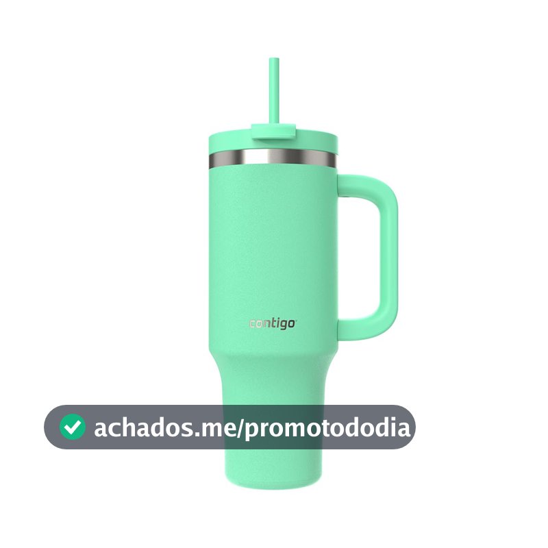 Contigo Copo Térmico Streeterville, com Canudo 1,18L - Verde