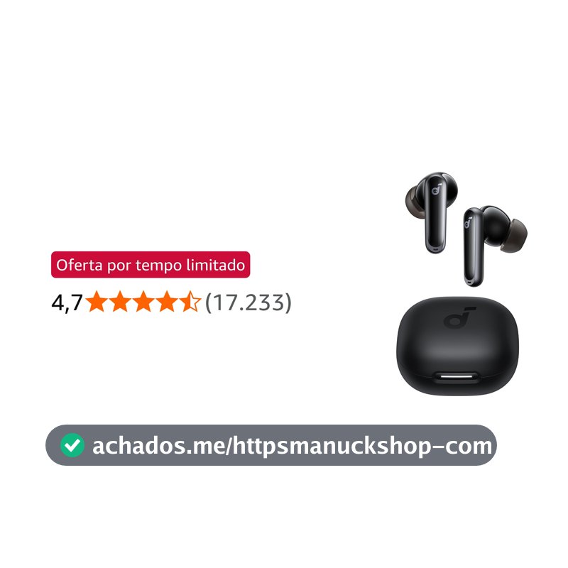 soundcore P40i da Anker, Fone de Ouvido Bluetooth 5.3 ANC Adaptativo, 60H