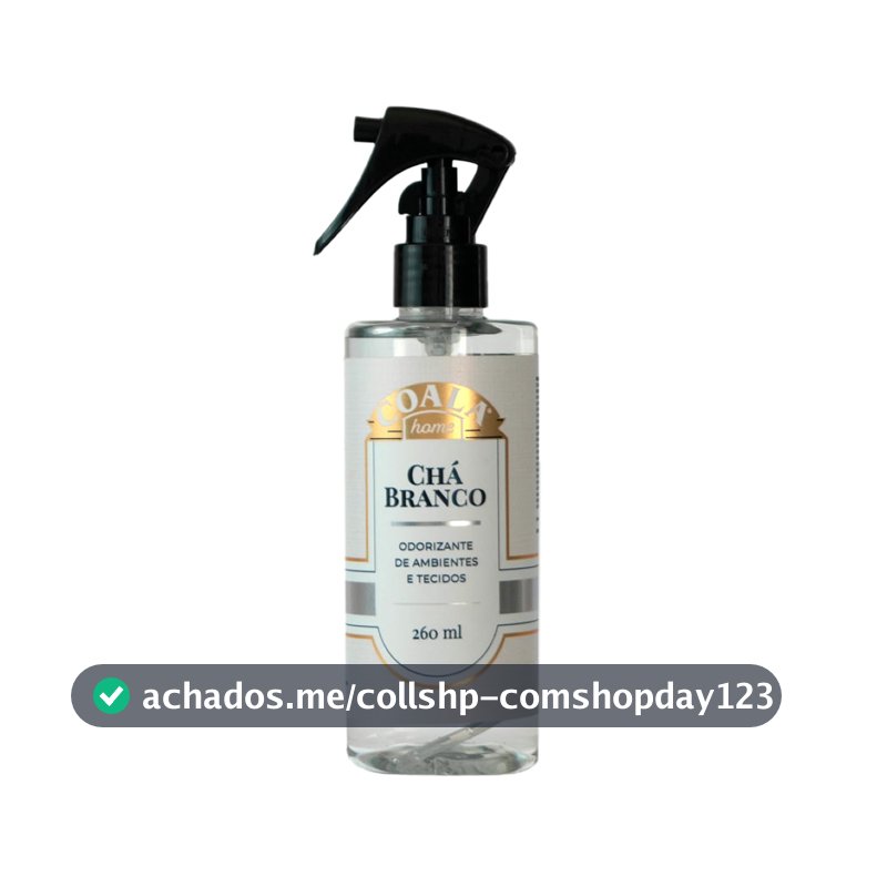 Coala Home Spray Ambientes e Tecidos 260ml Cha Branco