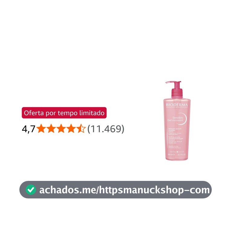 BIODERMA Gel de Limpeza Micelar Facial Sensibio Gel Moussant 525G