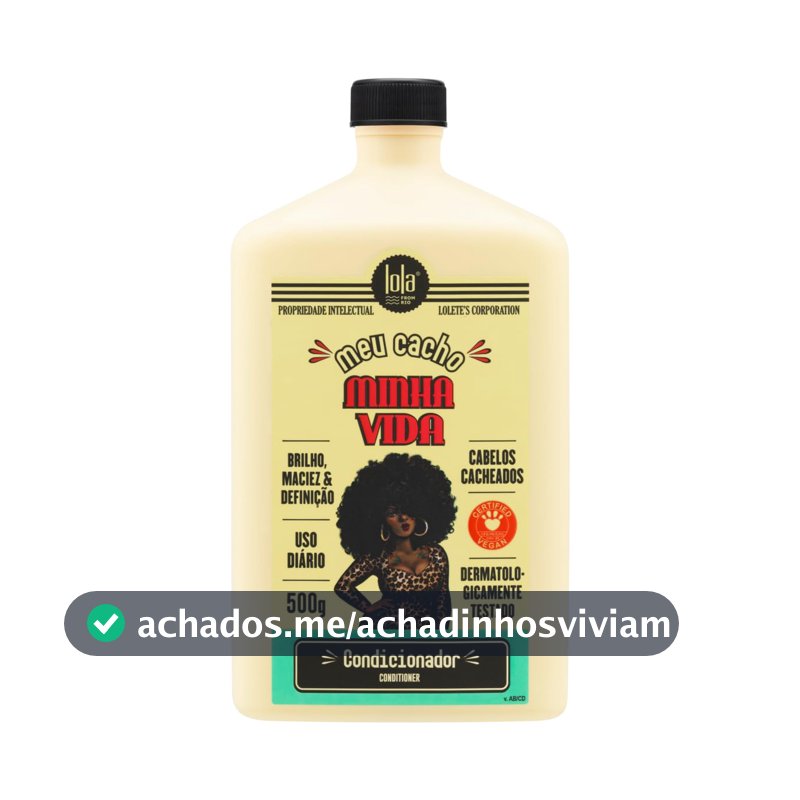 Meu Cacho Minha Vida Condicionador 500g , Lola Cosmetics