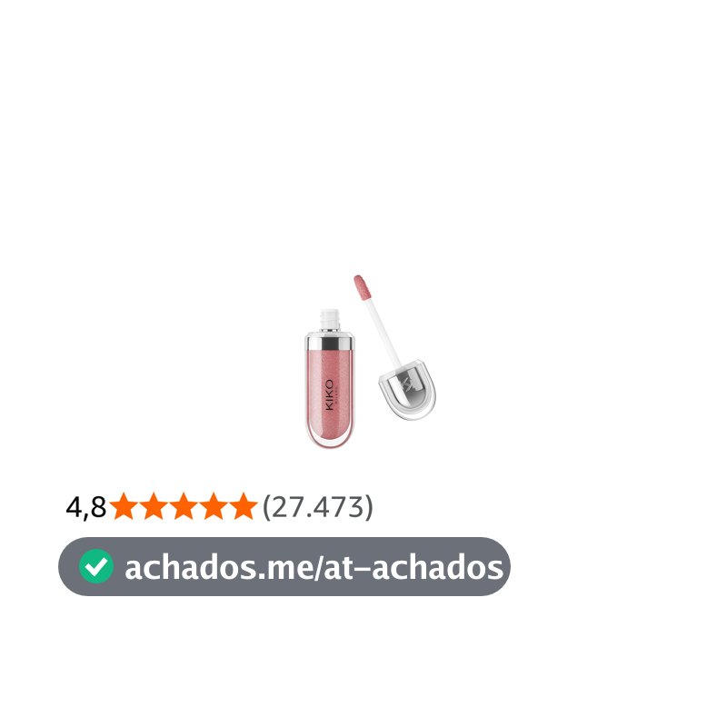 KIKO MILANO, 3D Hydra Lipgloss, Gloss Hidratante Para Os Lábios, Com Efeito 3D, Fórmula Com Extrato de Bidens