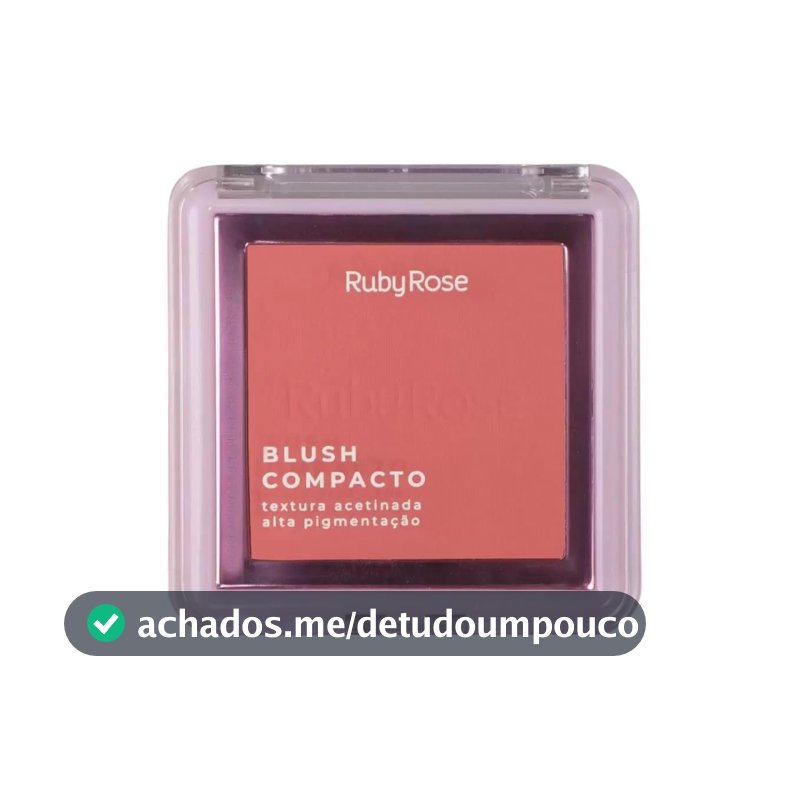 Blush Compacto BL40 HBF8614 Ruby Rose