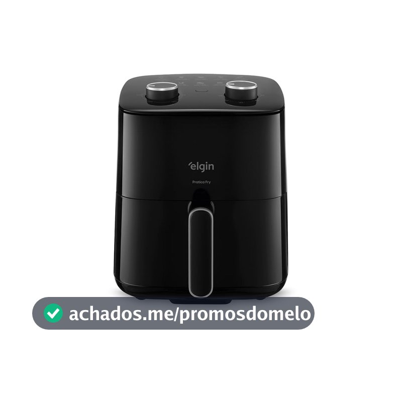 Fritadeira Elétrica Air Fryer Pratica Fry Elgin - 3.7 Litros, 110V