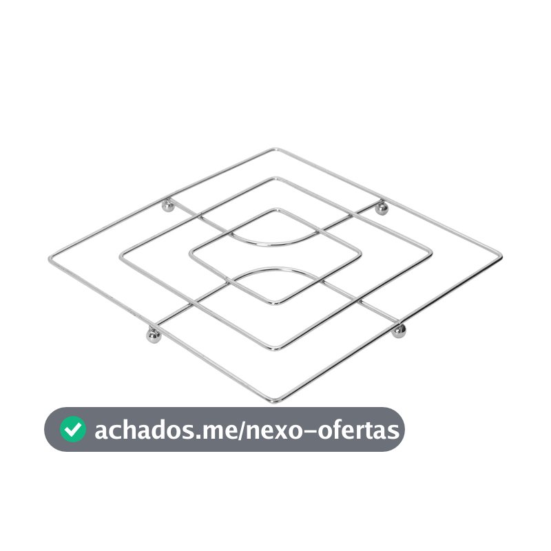 Suporte para Panela Em Inox, Prata, Mimo Style