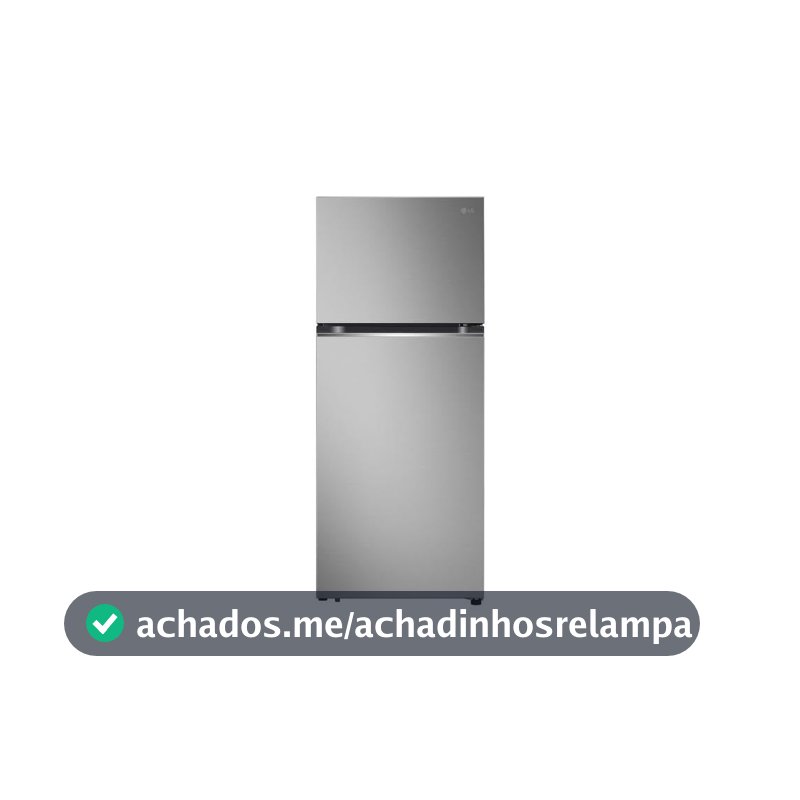 Geladeira LG Duplex 375L Frost Free Smart Inverter GN-B372PFM2 Inox 127V