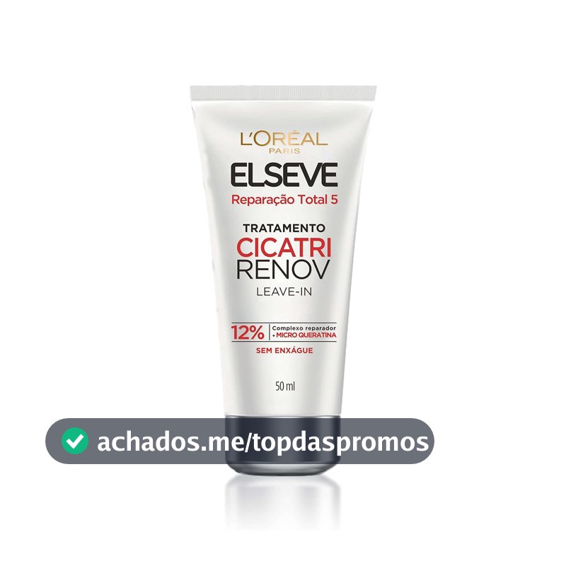 Leave-in Capilar L'Oréal Paris Elseve Reparação Total 5, 50ml