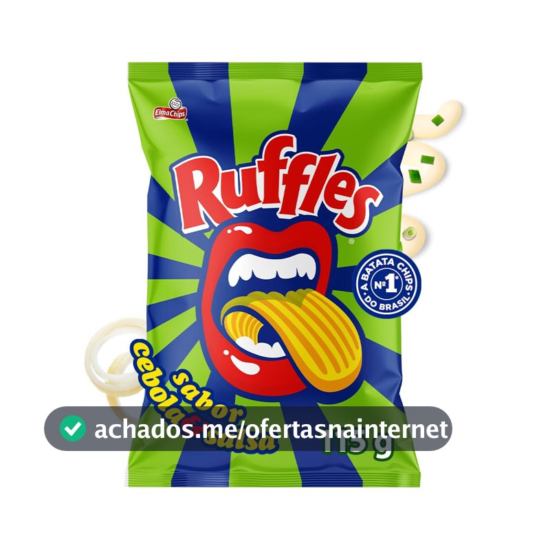 Ruffles Batata Frita Ondulada Cebola e Salsa Crocante 115g