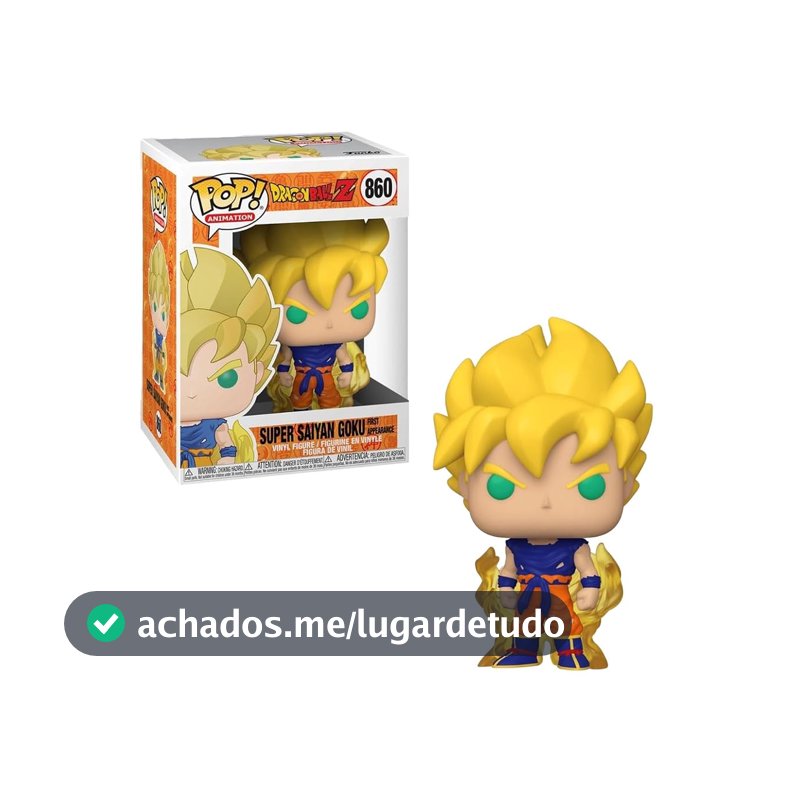 Candide, Boneco, Funko POP! Super Saiyan Goku, Dragon Ball Z - 13 cm