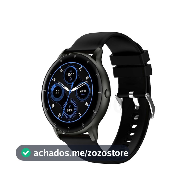 Bettdow Smartwatch Relógio inteligente com Al integrada, atende/faz chamadas, relógio esportivo feminino e masculino de 1,28" à prova d'água IP67, para celulares Android e iOS FB051 (Preto)