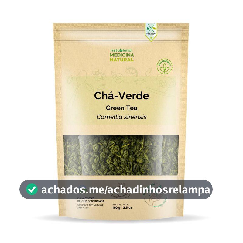Chá Verde, Autêntico e Importado, Origem Controlada, Medicina Natural, 100g