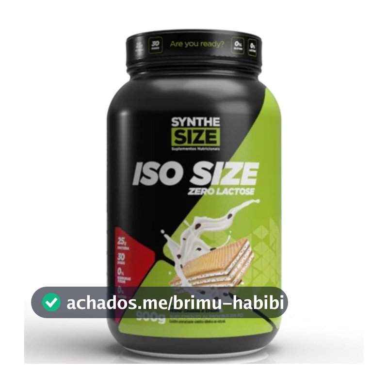 Iso Size sabor Wafer Cookies 900g - Synthesize Nutrition