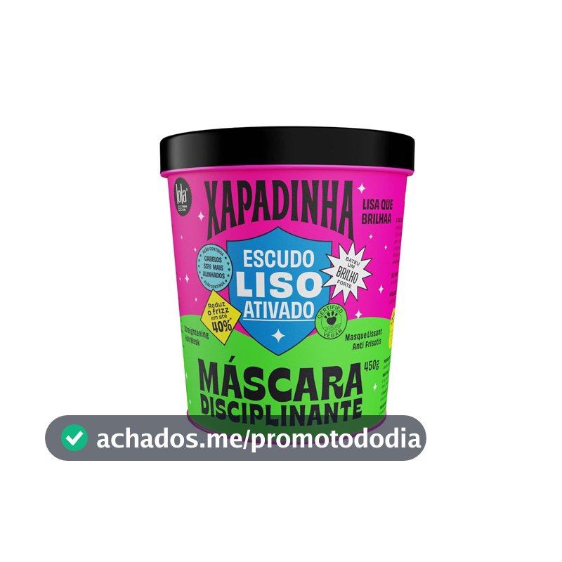 Xapadinha Máscara Capilar Disciplinante 450g, Lola Cosmetics