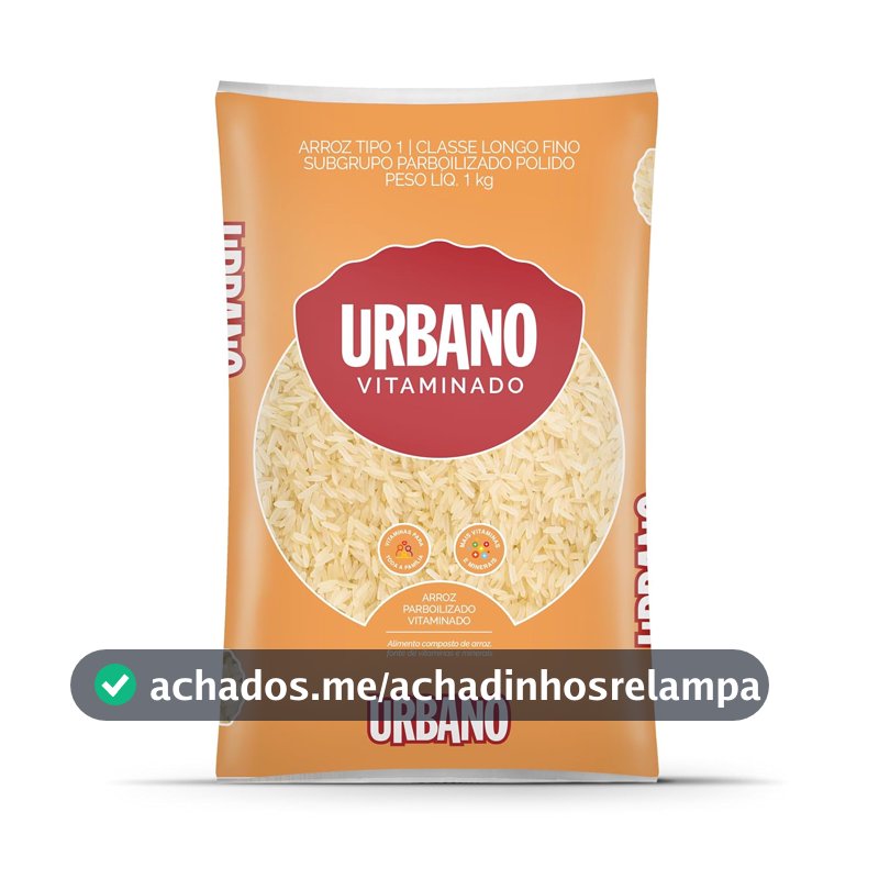 Urbano Arroz Parborizado Vitaminado 1kg