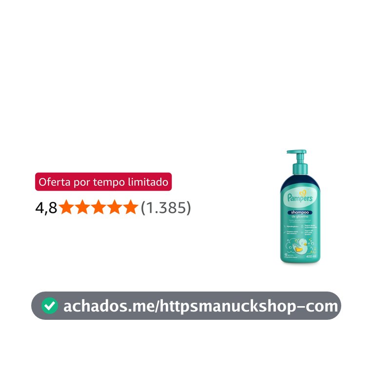 Pampers Shampoo Glicerina 400ml