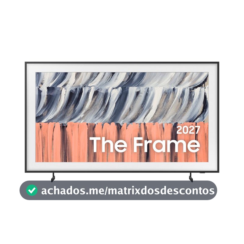 Samsung Vision AI TV 55" The Frame 4K LS03H 26/2027, Tela Matte antirreflexo, Suporte de parede incluso, Dolby Atmos