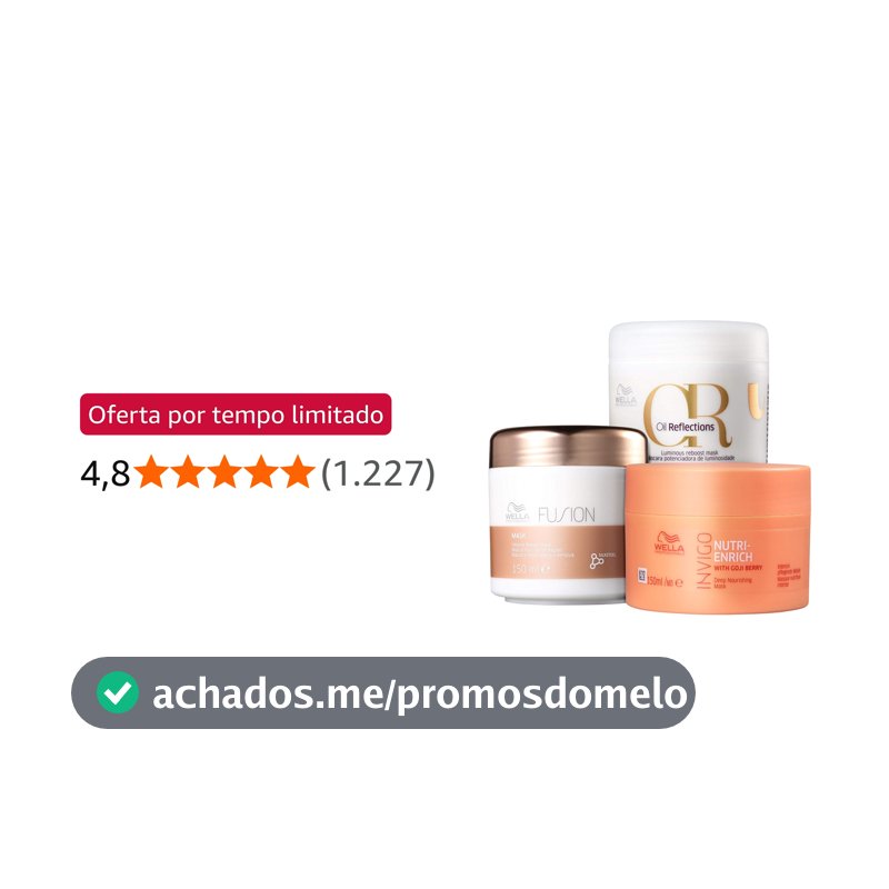 Kit Wella Cronograma Capilar Fios Perfeitos (3 produtos)
