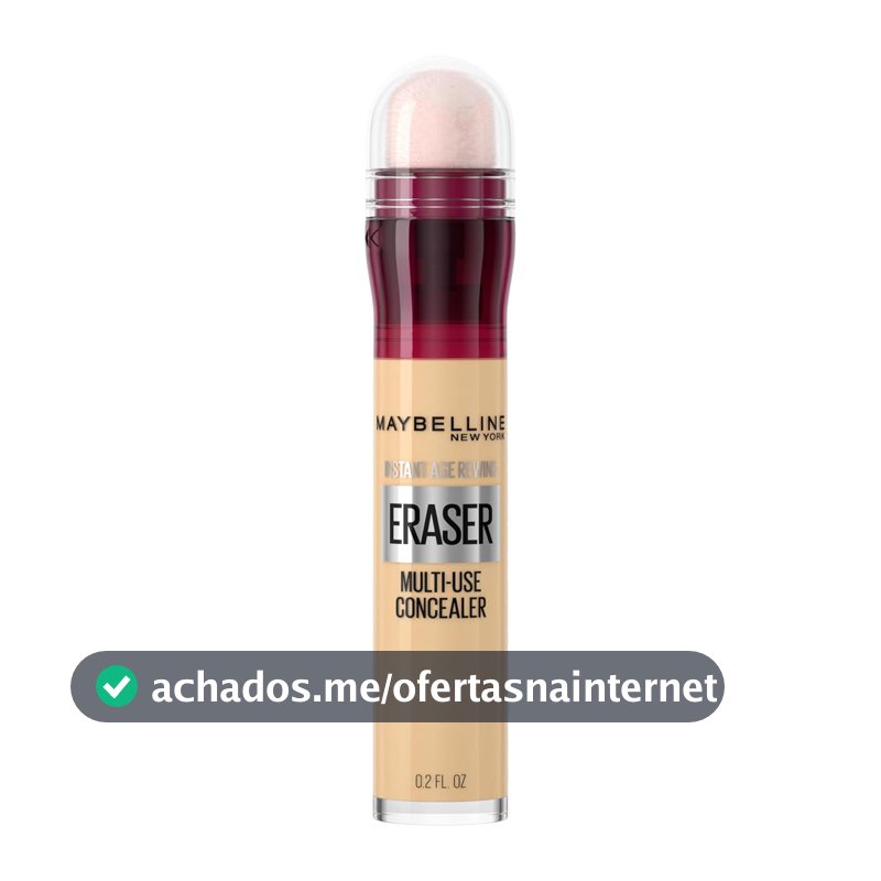 Maybelline NY Instant Age Rewind Eraser, Corretivo Líquido Multiuso que Corrige Olheiras e Linhas Finas, Neutraliza Tons Escuros, Alta Cobertura e Fórmula Vegana, Cor 150 Neutralizer, 6ml