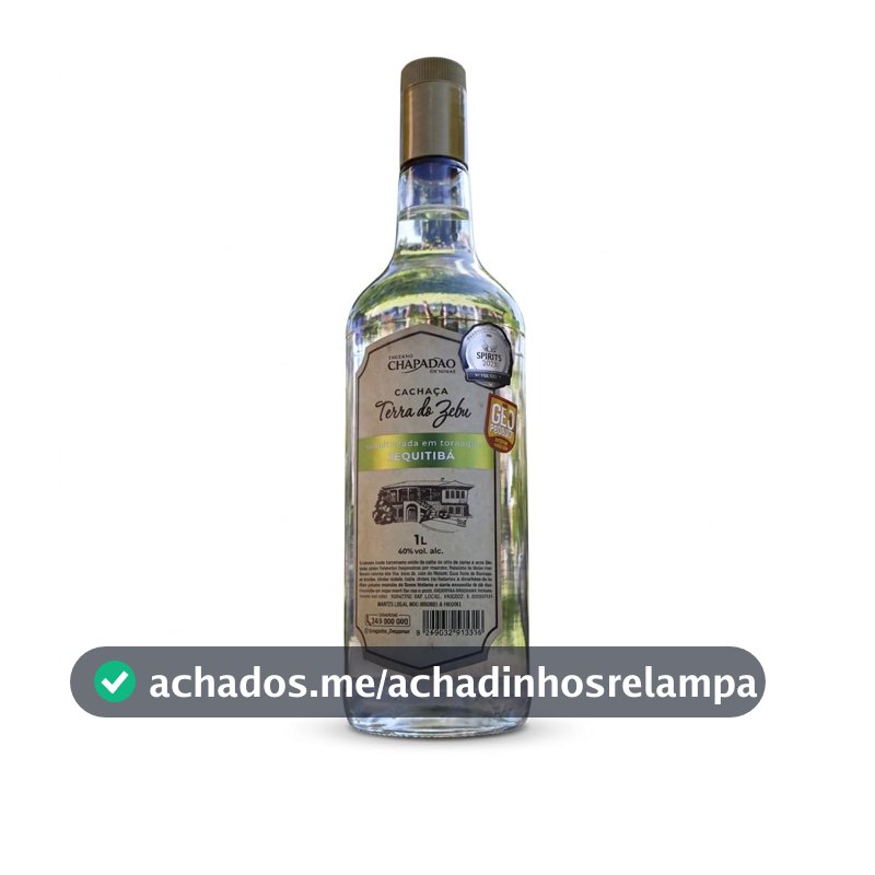 Terra do Zebu Cachaça Jequitibá 1000ml