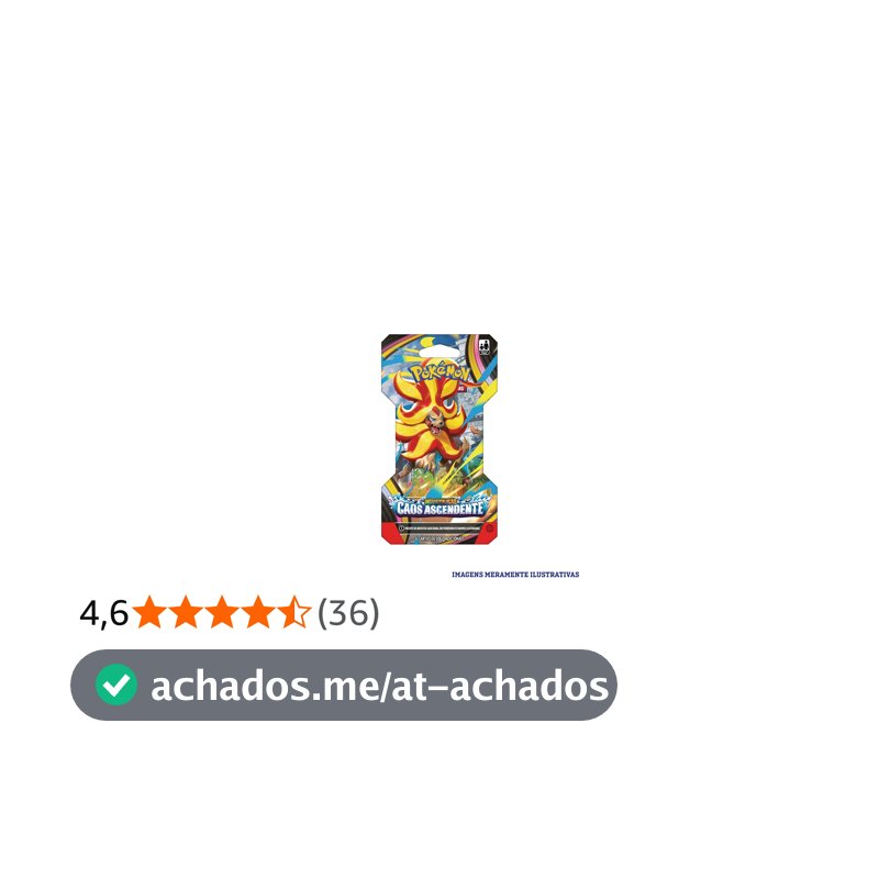 Pokémon TCG: Mega Evolução - Caos Ascendente - Sleeved Booster - Português