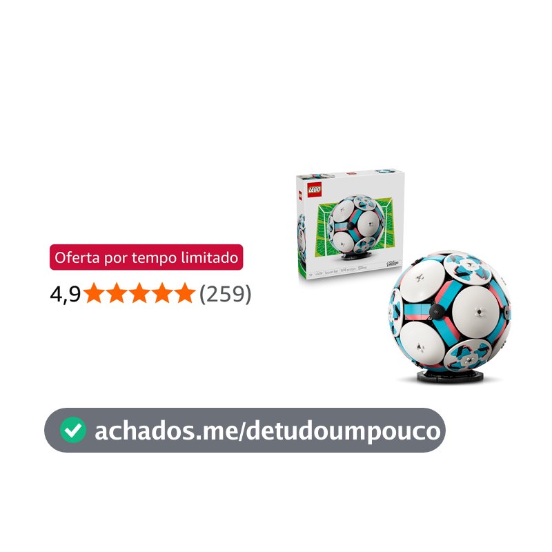 LEGO Editions Sports Bola de Futebol 43019