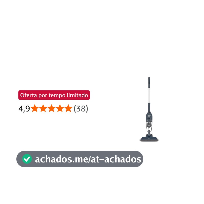 Aspirador de Pó Vertical Britânia 2 em 1 com Filtro Ciclone 1400W BAS30 1,5L Azul 220V