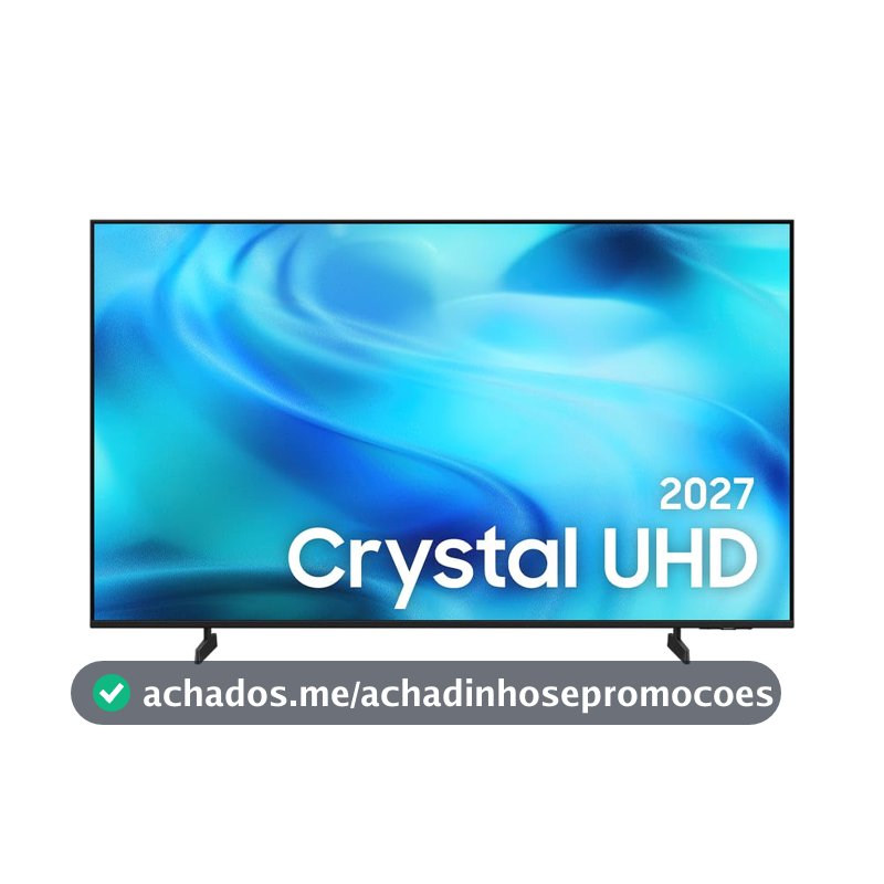Samsung Smart TV 65" Crystal UHD 4K U8000H 26/2027, Vision AI Companion, Modo Estádio, Xbox Cloud Gaming