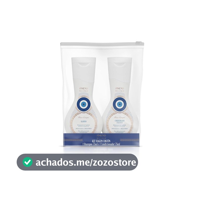 Shampoo e Condicionador Amend Millenar, 75ml, Kit com 2 Unidades