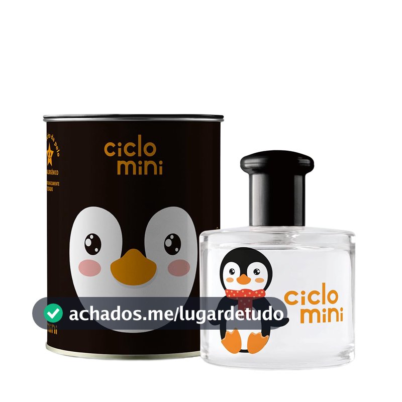 Ciclo Cosméticos Lata Mini Personalizada Pinguxo Deo Cologne Ciclo 100 Ml