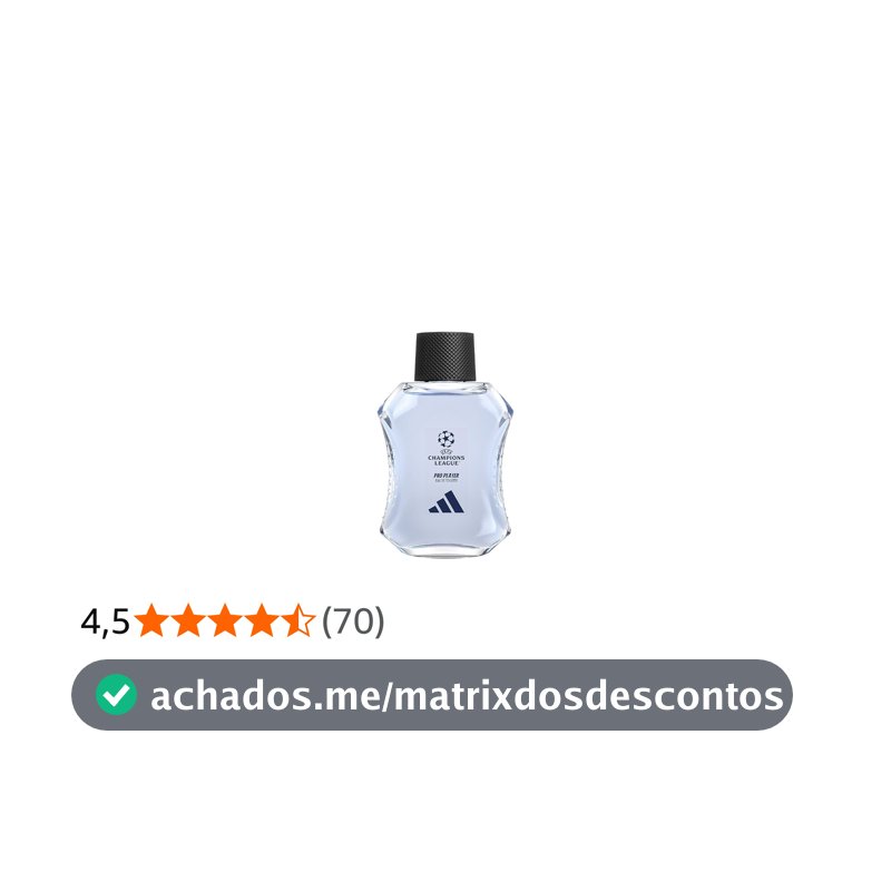 Perfume adidas UEFA Pro Player Eau de Toilette 100ml