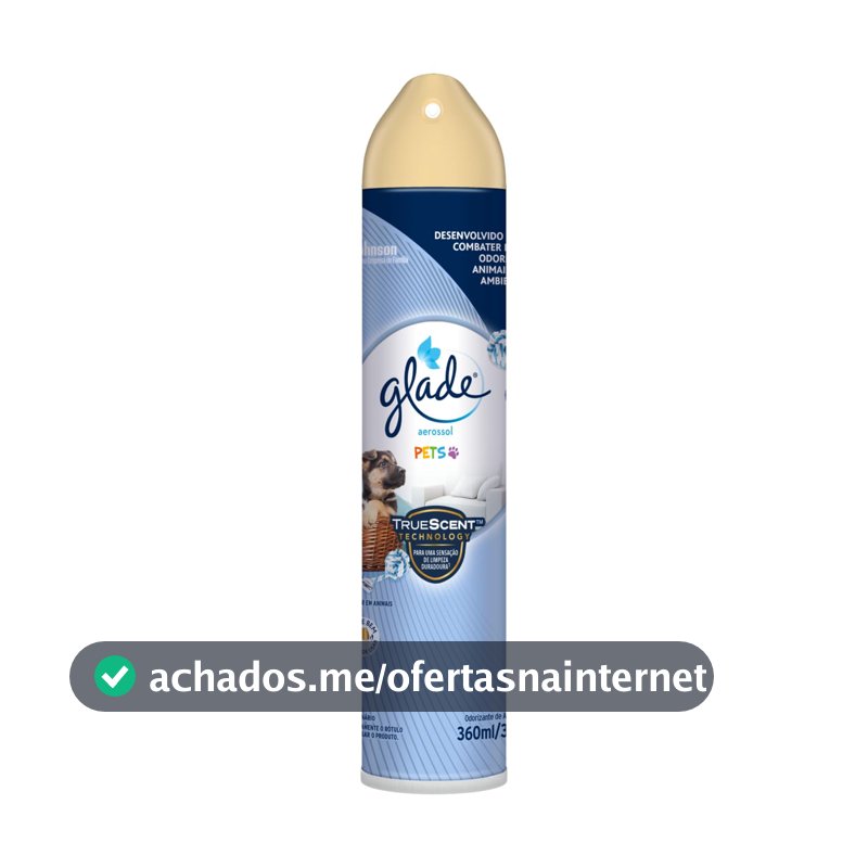 Glade Aromatizador de Ambiente Pets, Aerosol 360ml