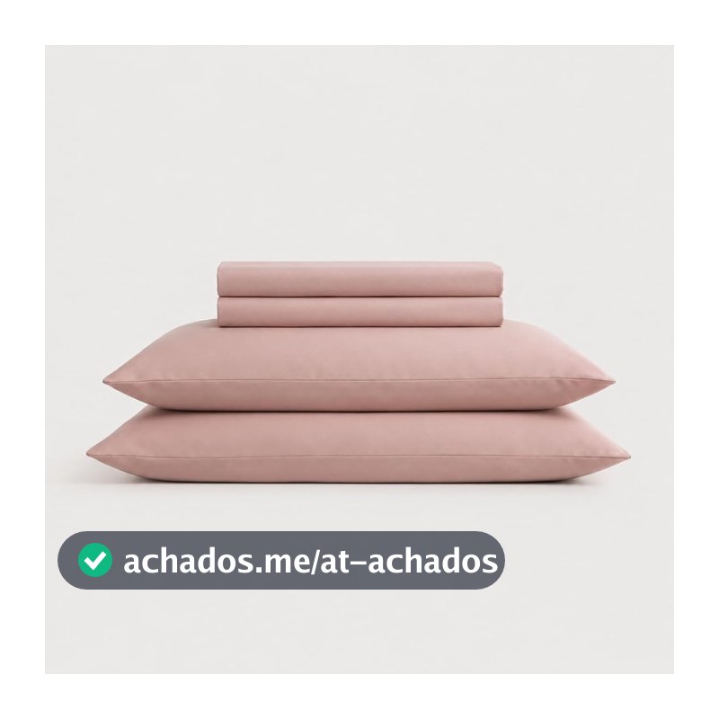 LYOR - Jogo de Cama King Saphira Toque 300 Fios Microfibra Rosa