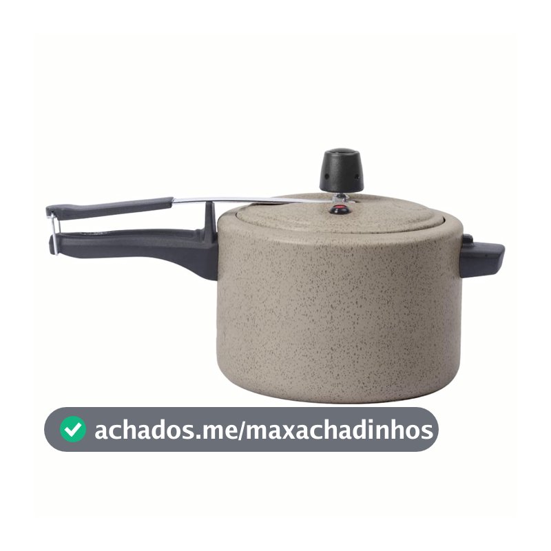Brinox - Panela de Pressão Antiaderente Ceramic Life 4,5L Vapt - Vanilla