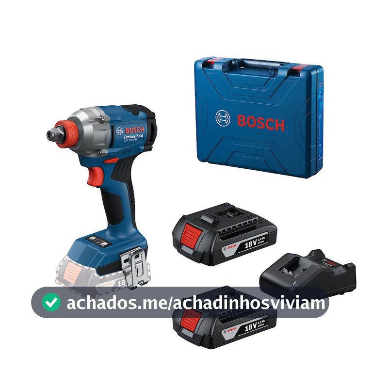 Parafusadeira e Chave de Impacto 18V 285 Nm GDX 18V-285