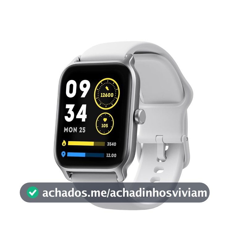 Bettdow SmartWatch Alexa,Relogio Smartwatch Feminino, 1.83" Ecrã tátil, à prova d'água IP68, 100+ Modos Esportivos, chamada Bluetooth, Compatível com Android iOS