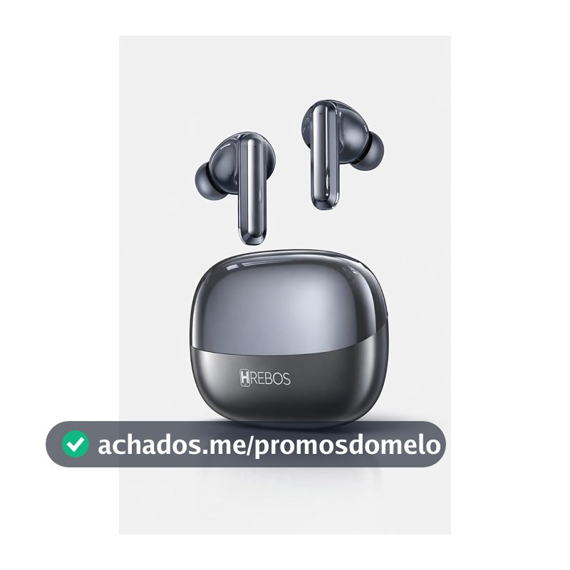 Fone Bluetooth Sem Fio TWS com Case USB-C e Microfone