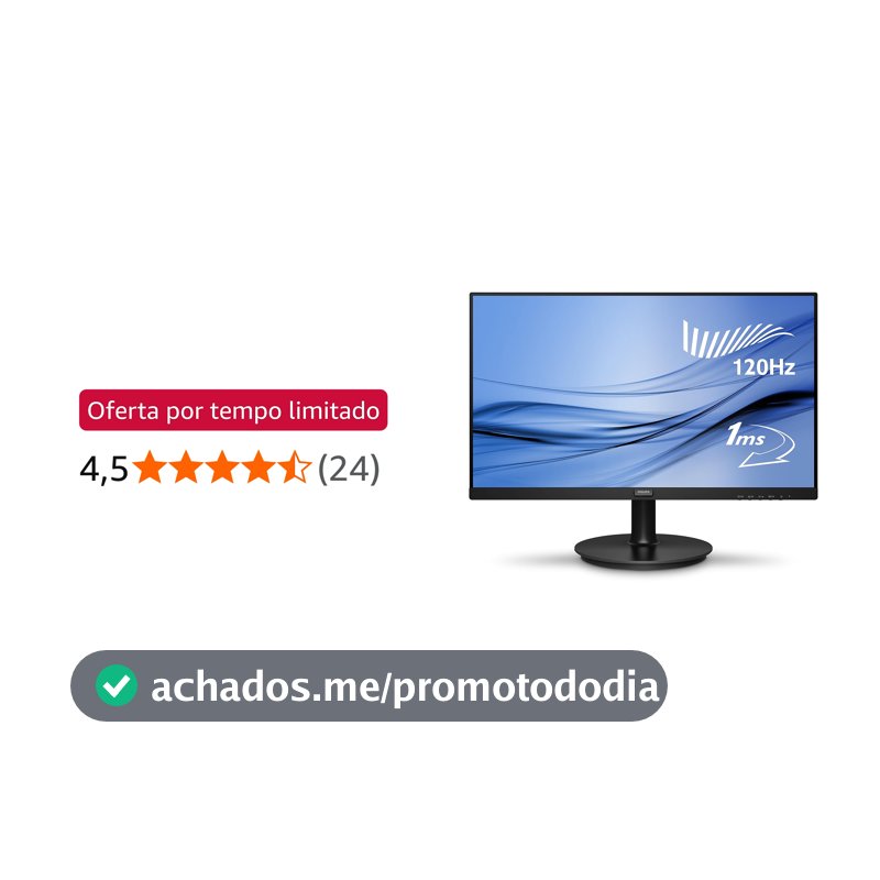 Monitor Philips 22" 120Hz 1ms Gaming 221V8LB3