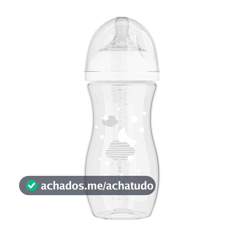 Buba, Mamadeira Easy Flow Nuvem Branca 330ml