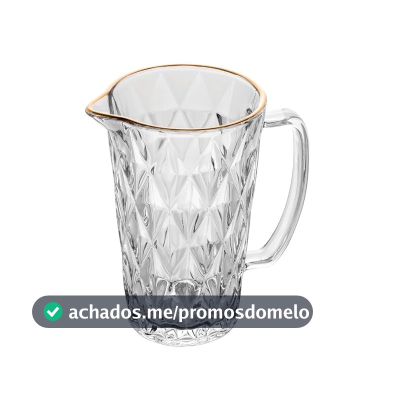 LYOR - Jarra de Vidro com fio de Ouro Diamond 1,14L