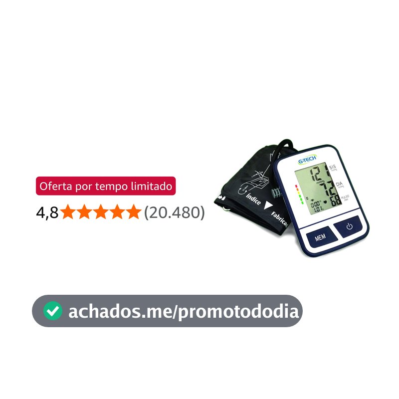 G-Tech BSP11, Aparelho de Pressão Digital Automático de Braço(22-36cm)