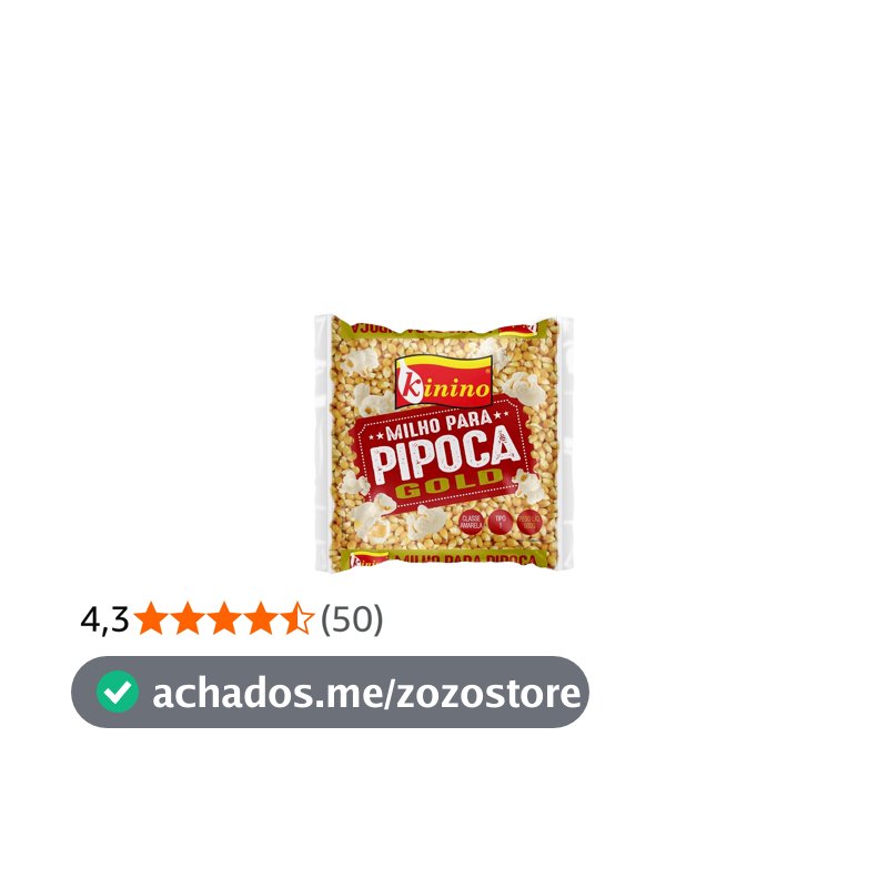 PIPOCA GOLD KININO 500G