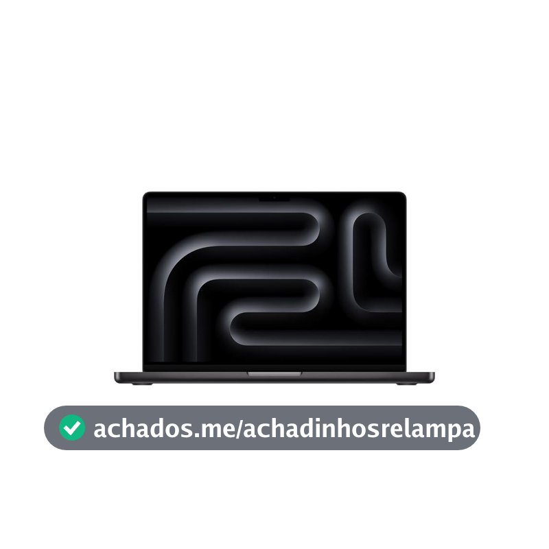 Apple 2025 MacBook Pro (de 14 polegadas, Chip M5 da Apple com CPU de 10 núcleos e GPU de 10 núcleos., 32GB Memória unificada, 1 TB) - Preto-espacial