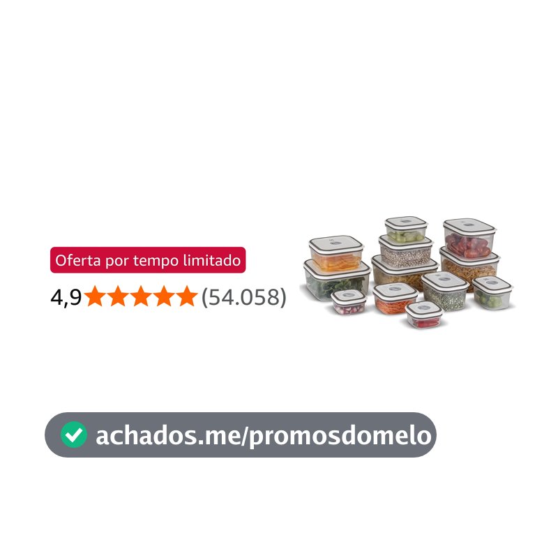 Electrolux, Pote Hermetico, 12 unidades, A23122901, cinza